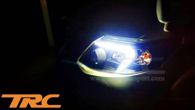 ไฟหน้า FORTUNER 2012 Projector L-BAR SONAR โคมดำ